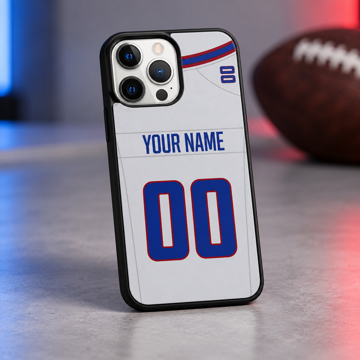Buffalo personalized case football lifestyle mockup