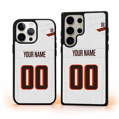 Cleveland personalized name and number phone case main mockup