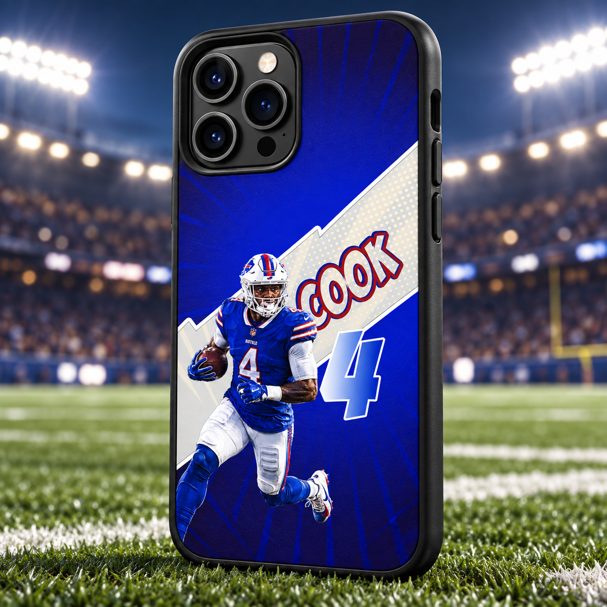 James Cook graffiti TPU phone case stadium