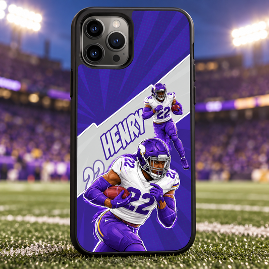 Derrick Henry graffiti TPU phone case stadium