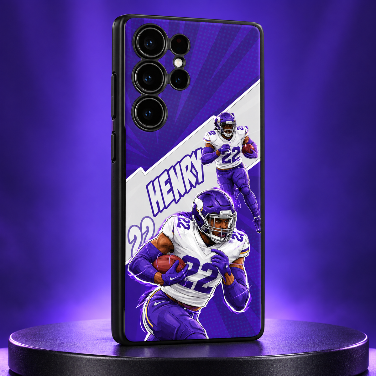 Derrick Henry graffiti TPU phone case Samsung studio