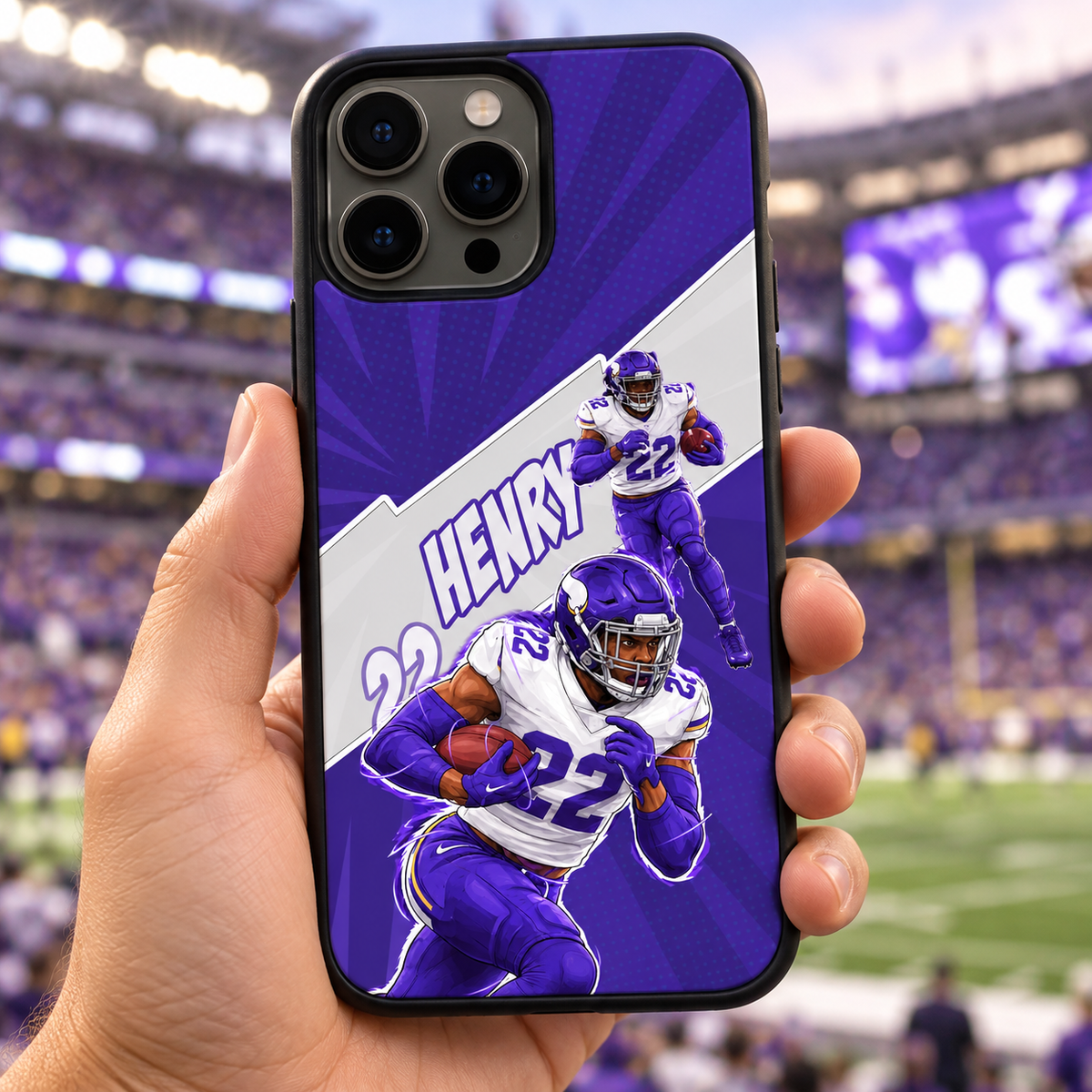 Derrick Henry graffiti TPU phone case lifestyle