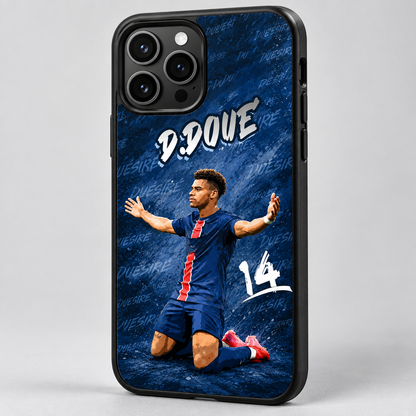 Désiré Doué graffiti TPU case close-up