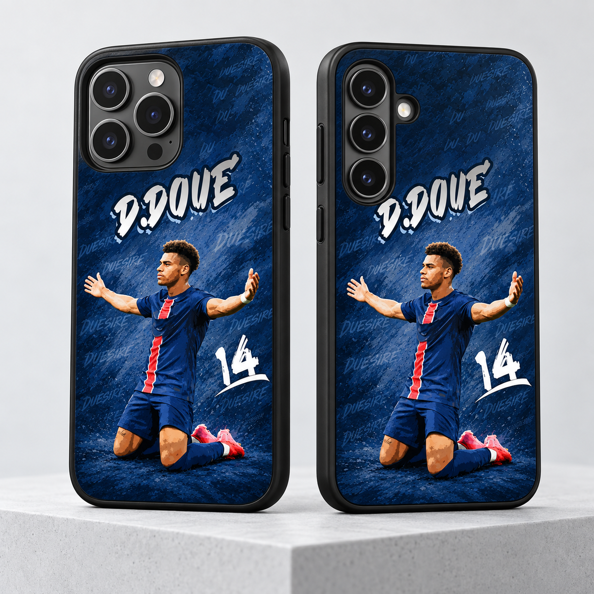 Désiré Doué graffiti TPU case main