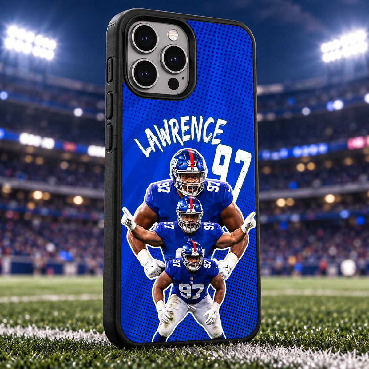 Dexter Lawrence graffiti TPU phone case stadium