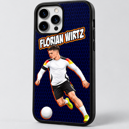 Florian Wirtz graffiti TPU case close-up