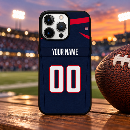 Houston personalized phone case lifestyle mockup