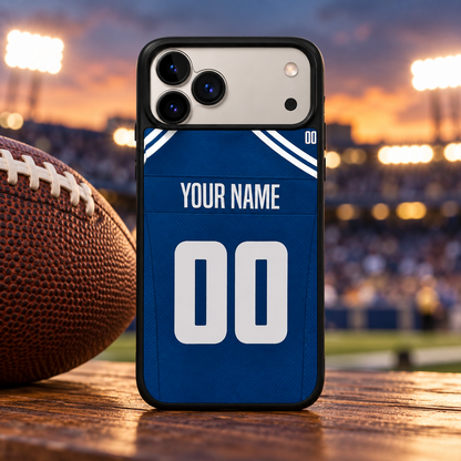 Indianapolis personalized name and number case lifestyle mockup