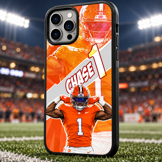 Ja’Marr Chase graffiti TPU phone case stadium