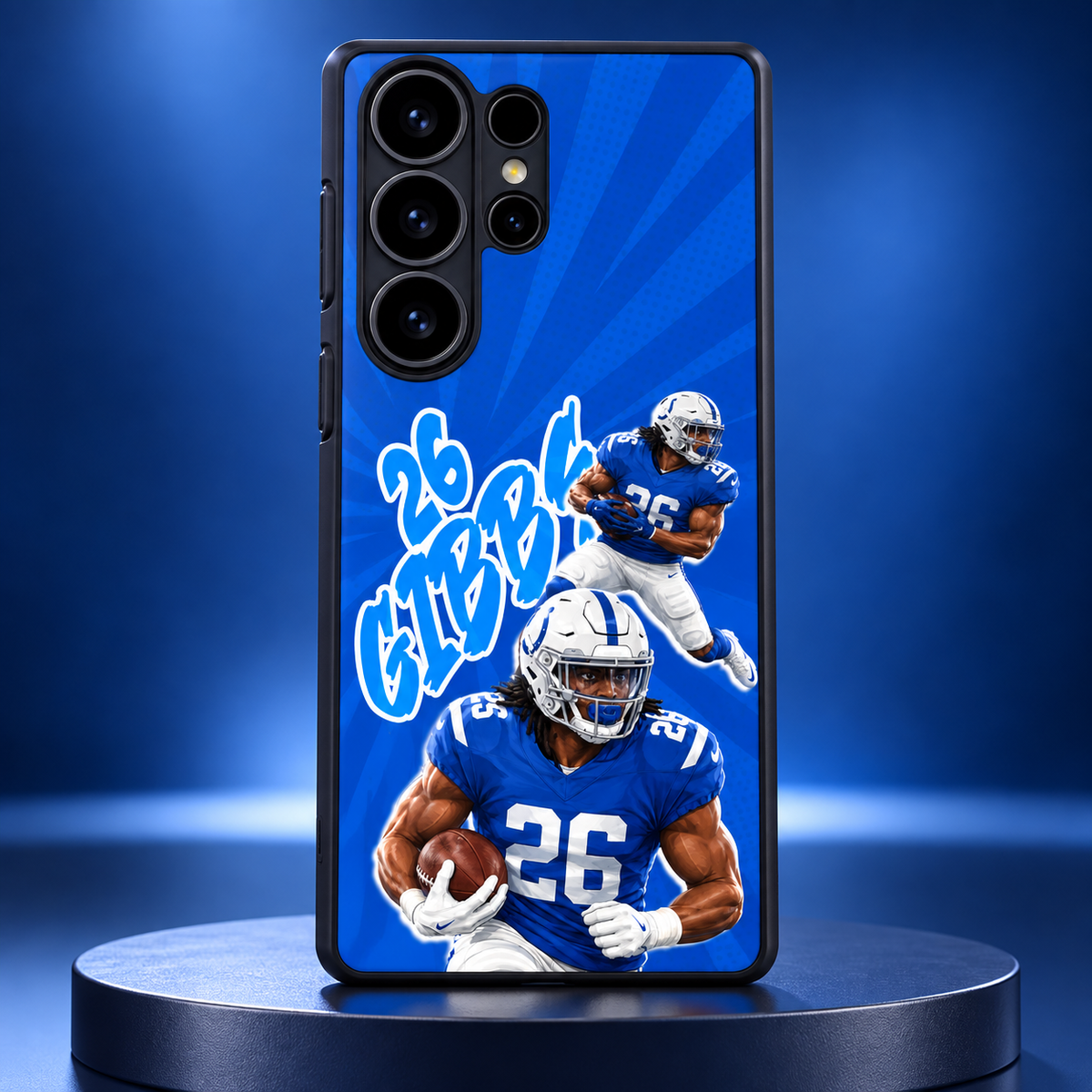 Jahmyr Gibbs graffiti TPU phone case Samsung studio