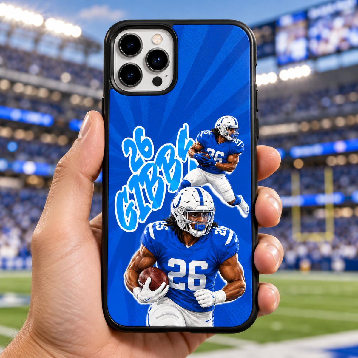 Jahmyr Gibbs graffiti TPU phone case lifestyle
