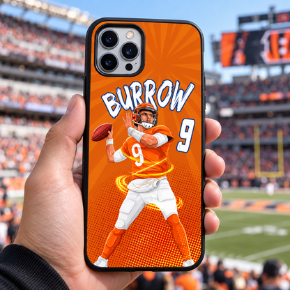 Joe Burrow graffiti TPU case lifestyle