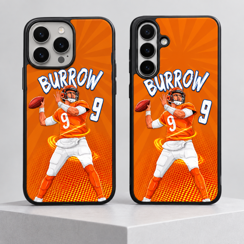 Joe Burrow graffiti TPU case main