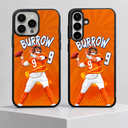 Joe Burrow graffiti TPU case main