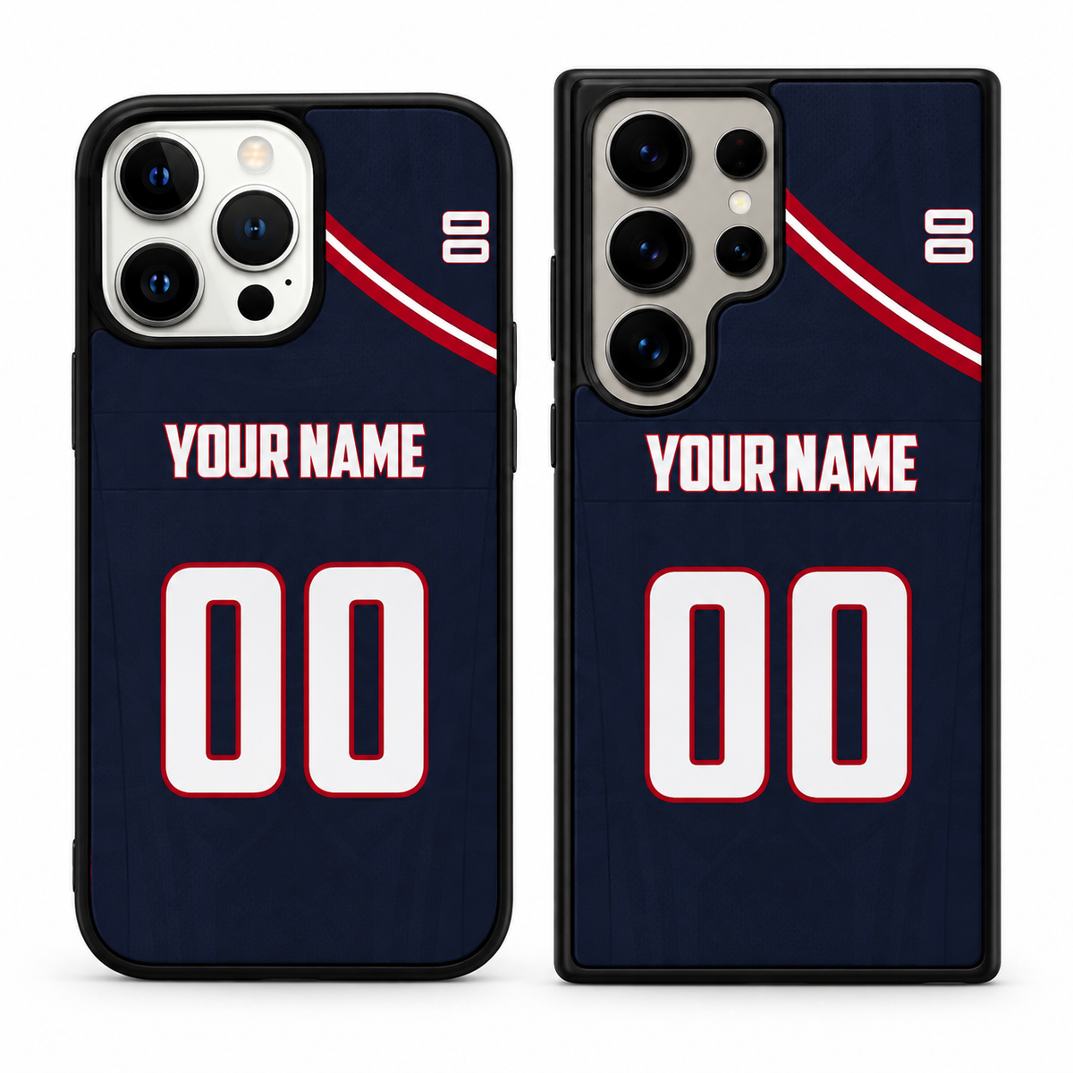 New England personalized phone case main mockup