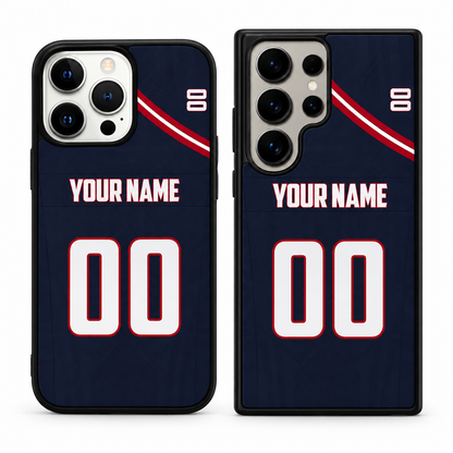 New England personalized phone case main mockup