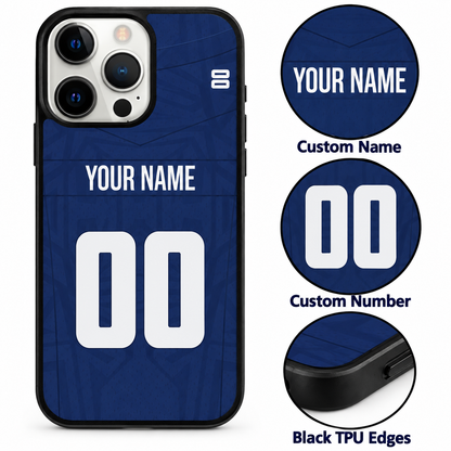 New York Giants personalized phone case features mockup
