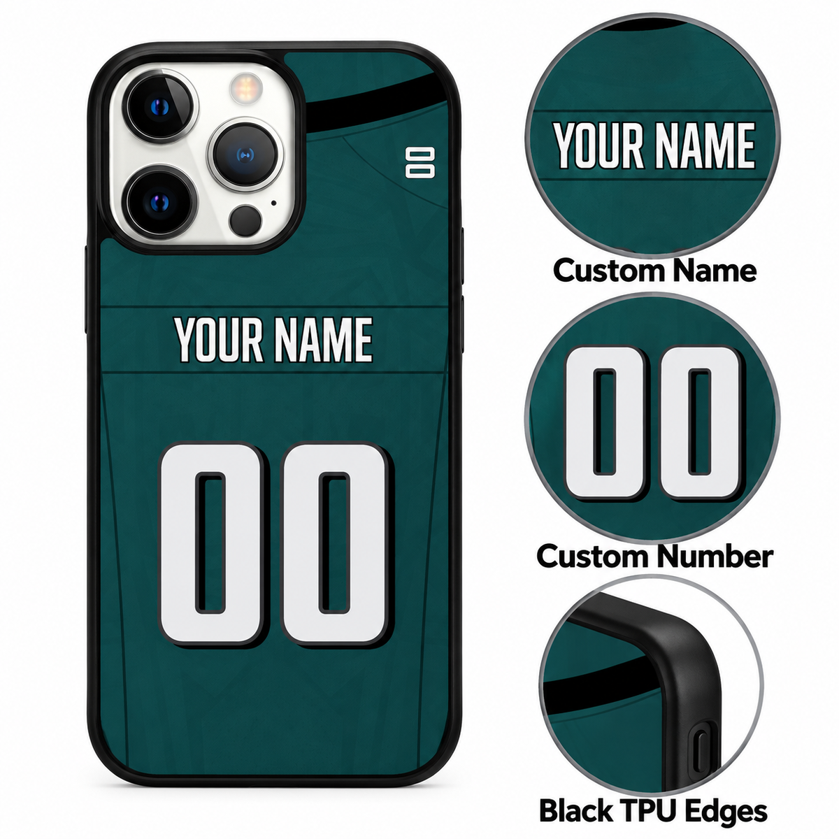Philadelphia personalized phone case features mockup