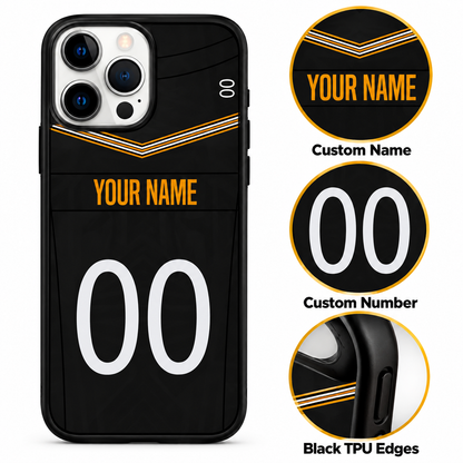Pittsburgh personalized phone case features mockup
