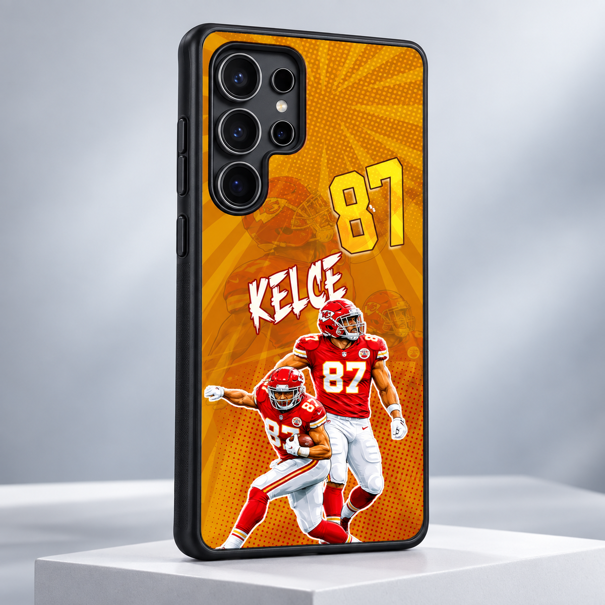 Travis Kelce graffiti TPU phone case Samsung studio