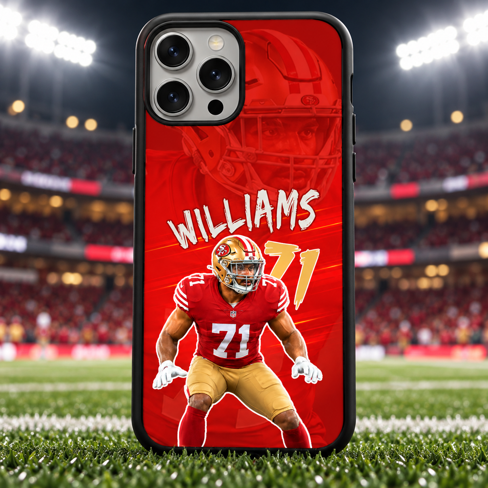 Trent Williams graffiti TPU phone case stadium